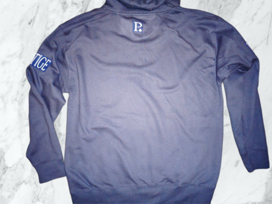 P. CONE HOODIE NAVY N WHITE OVER NAVY (FRONT, BACK)