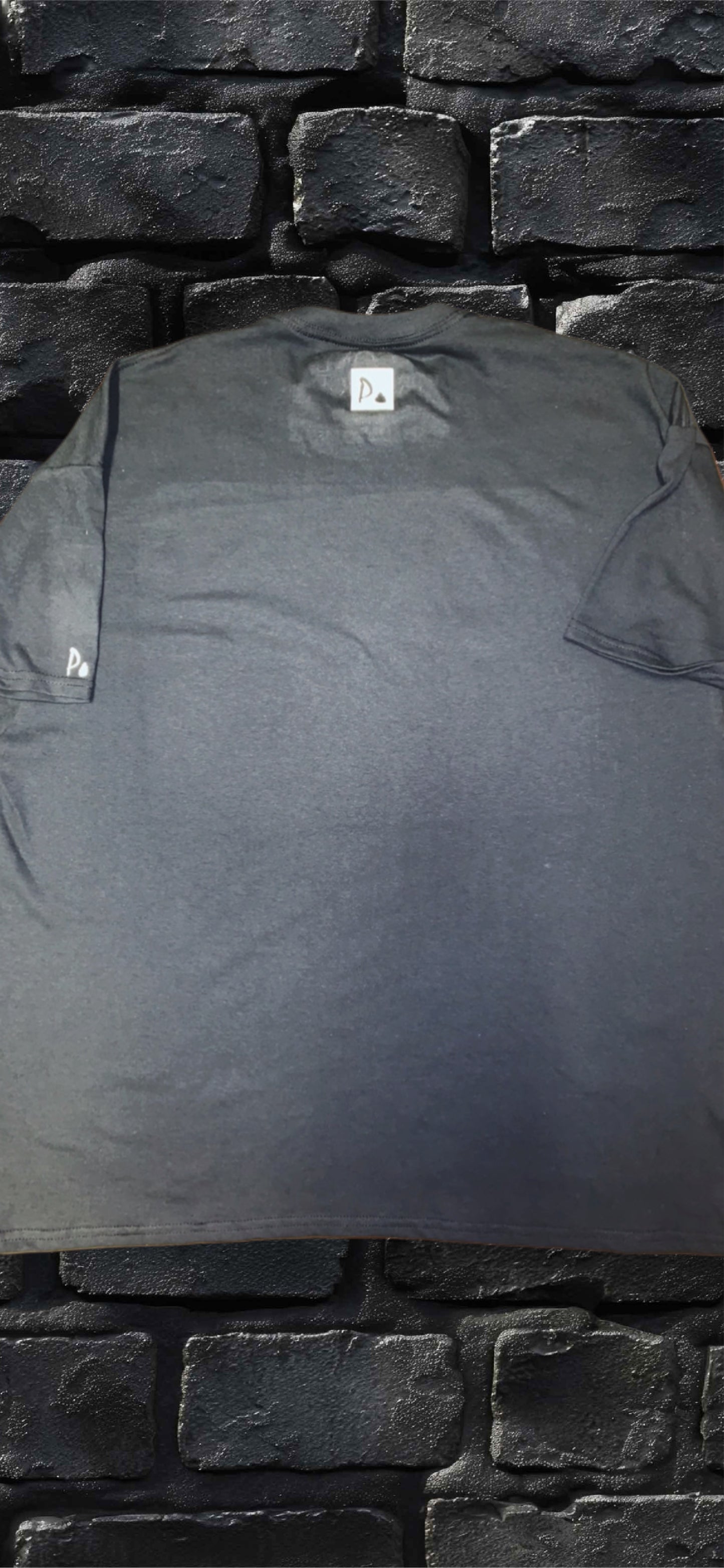 P. CONE PRESTIGE T-SHIRT (BLACK WITH WHITE P. CONE)